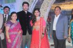Neelam Rane, Vicky Soor, Manali Jagtap with Narayan Rane at Designer Manali Jagtap Engagement in JW Marriott on 6th Sept 2014